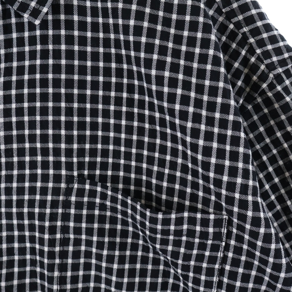 NEIGHBORHOOD(ネイバーフッド) 26SS BW .CHECK SHIRT SS 261AQNH-SHM07 半袖シャツ ブラック チェック
