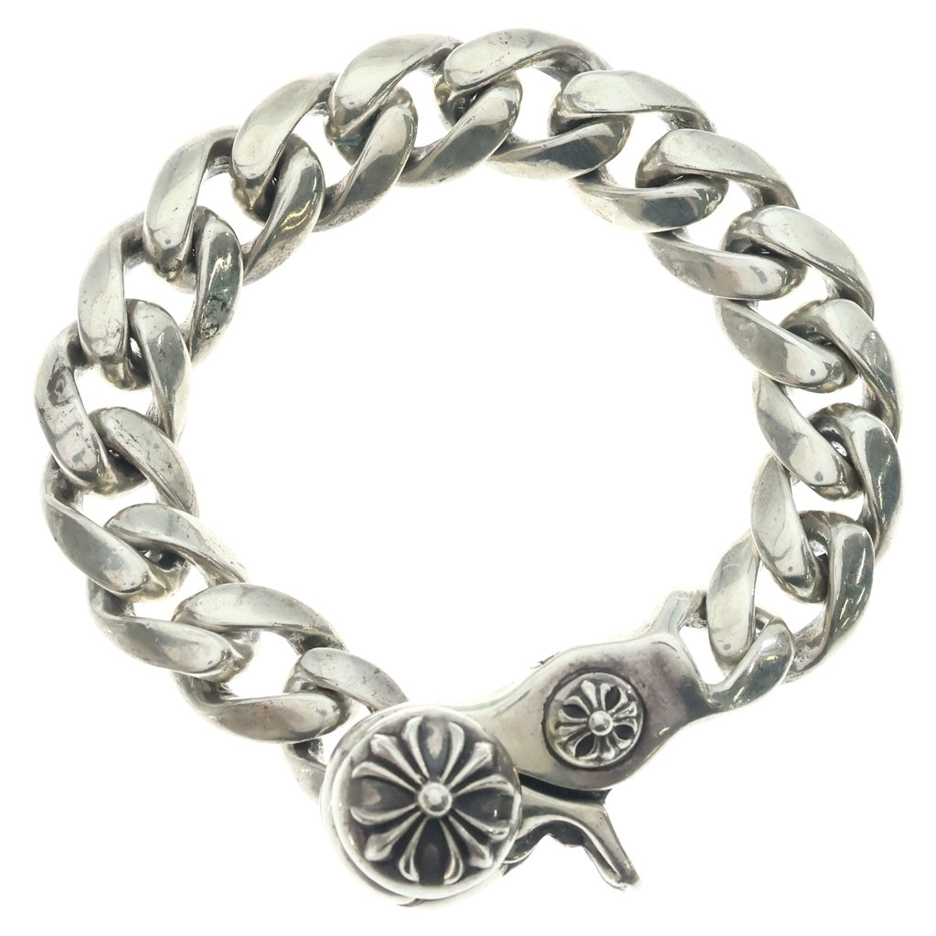 CHROME HEARTS(クロムハーツ) CLSC CHN LNK SML クラシックリンクスモールクリップブレスレット 15LINK シルバー