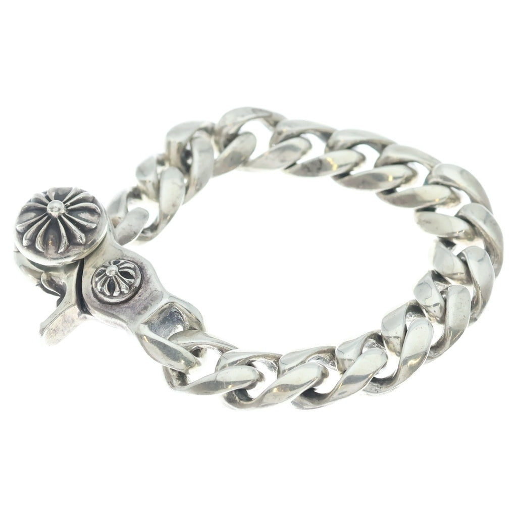 CHROME HEARTS(クロムハーツ) CLSC CHN LNK SML クラシックリンクスモールクリップブレスレット 15LINK シルバー