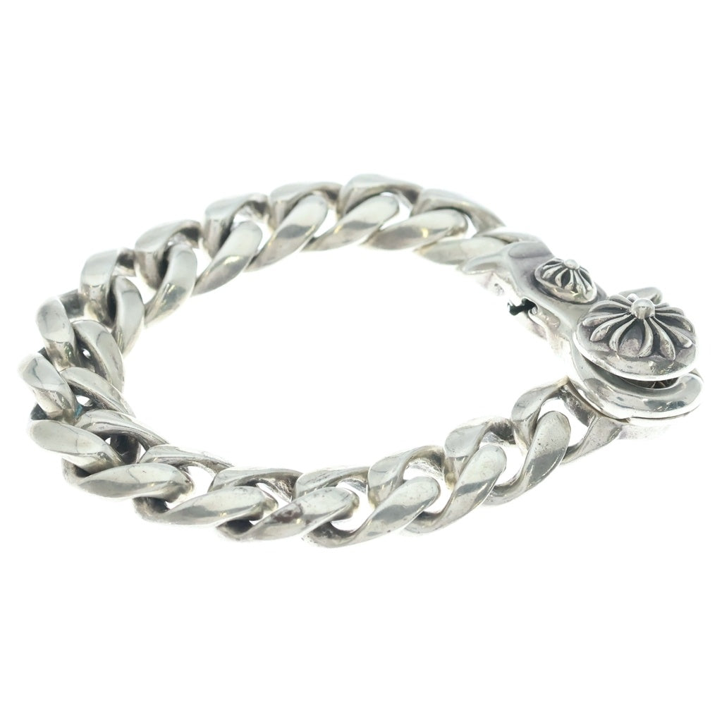 CHROME HEARTS(クロムハーツ) CLSC CHN LNK SML クラシックリンクスモールクリップブレスレット 15LINK シルバー