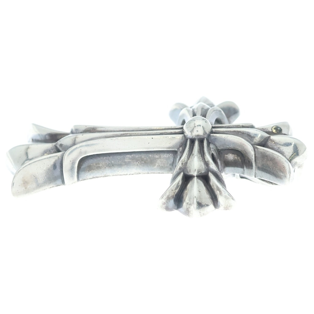 CHROME HEARTS(クロムハーツ) DBL CH CRS LRG ラージダブルCHクロス ペンダント シルバーネックレストップ