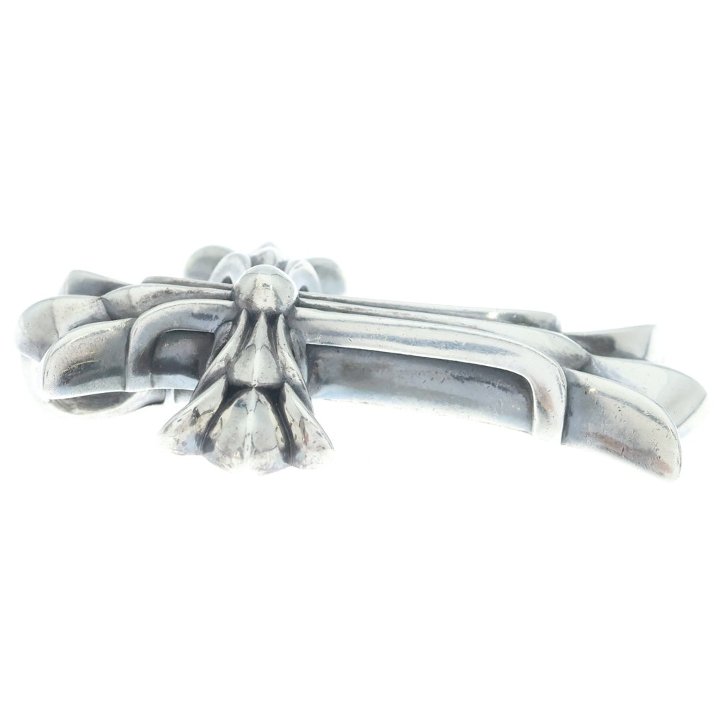 CHROME HEARTS(クロムハーツ) DBL CH CRS LRG ラージダブルCHクロス ペンダント シルバーネックレストップ