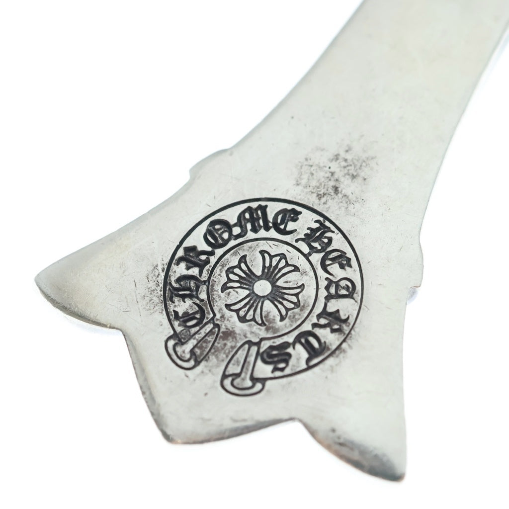 CHROME HEARTS(クロムハーツ) DBL CH CRS LRG ラージダブルCHクロス ペンダント シルバーネックレストップ