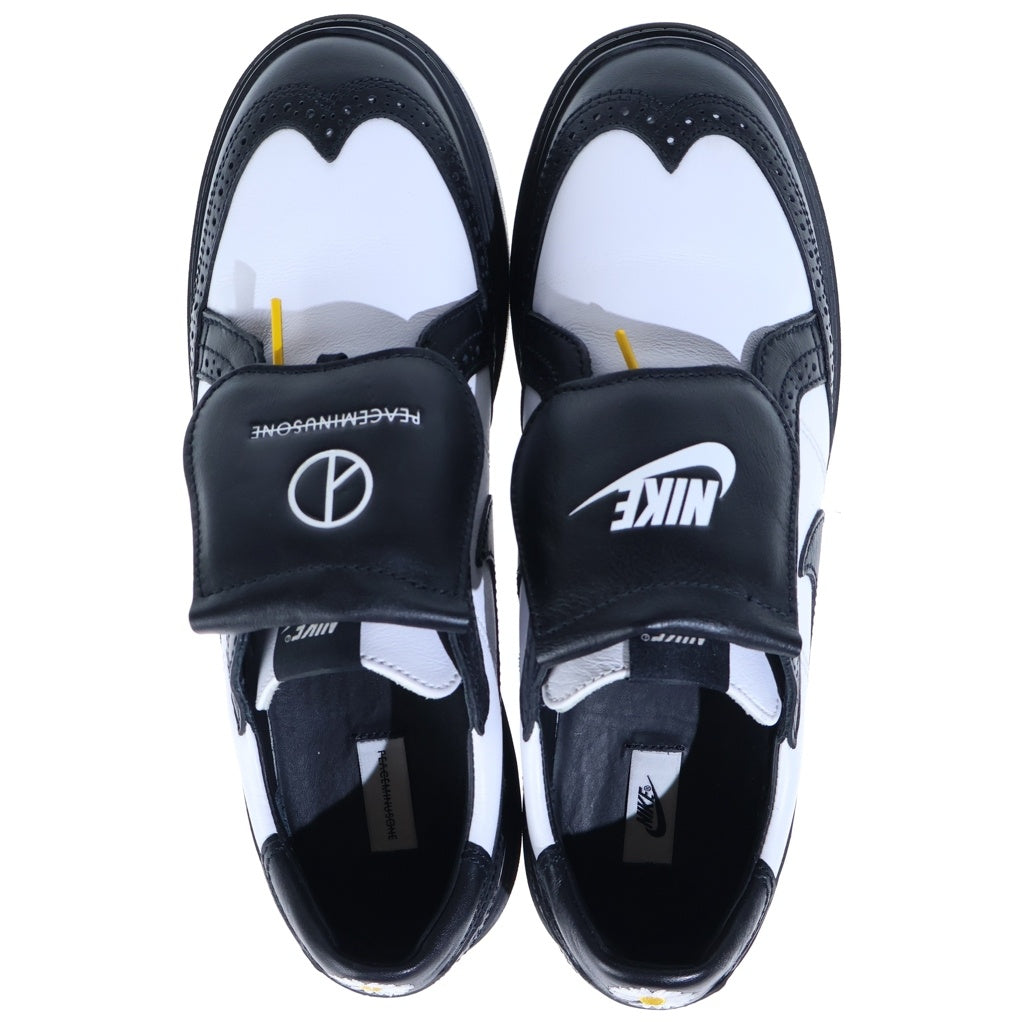 NIKE(ナイキ) ×PEACEMINUSONE KWONDO DH2482-10 ピースマイナスワン クウォンド ローカットスニーカー ブラック/ホワイト US9.5/27.5cm