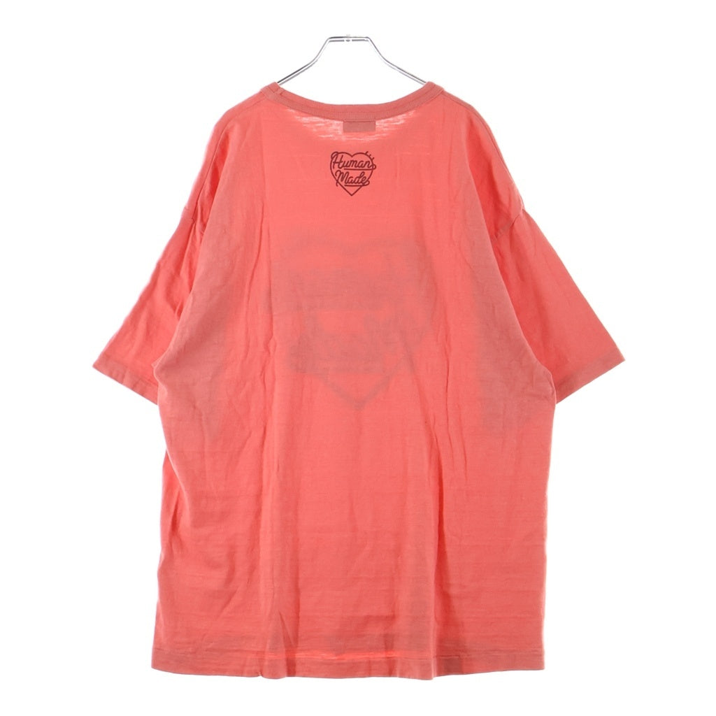 HUMAN MADE(ヒューマンメイド) Color T-Shirt ハートロゴ クルーネックTシャツ レッド