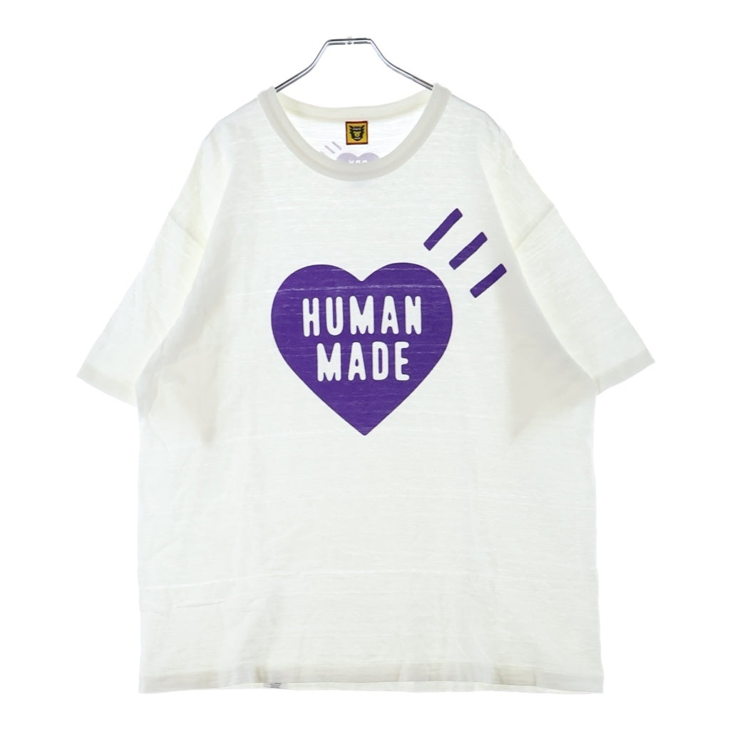 HUMAN MADE(ヒューマンメイド) HEART TEE ハートティ クルーネック半袖Tシャツ ホワイト