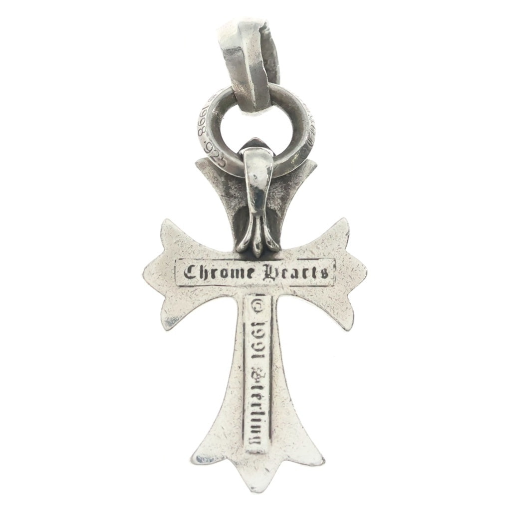 CHROME HEARTS(クロムハーツ) CH CRS SML W/BALE Wベイル スモールCHクロス ペンダントトップ シルバー BCA218