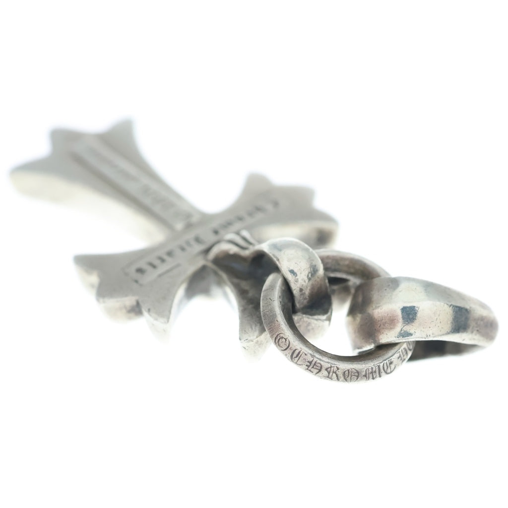 CHROME HEARTS(クロムハーツ) CH CRS SML W/BALE Wベイル スモールCHクロス ペンダントトップ シルバー BCA218