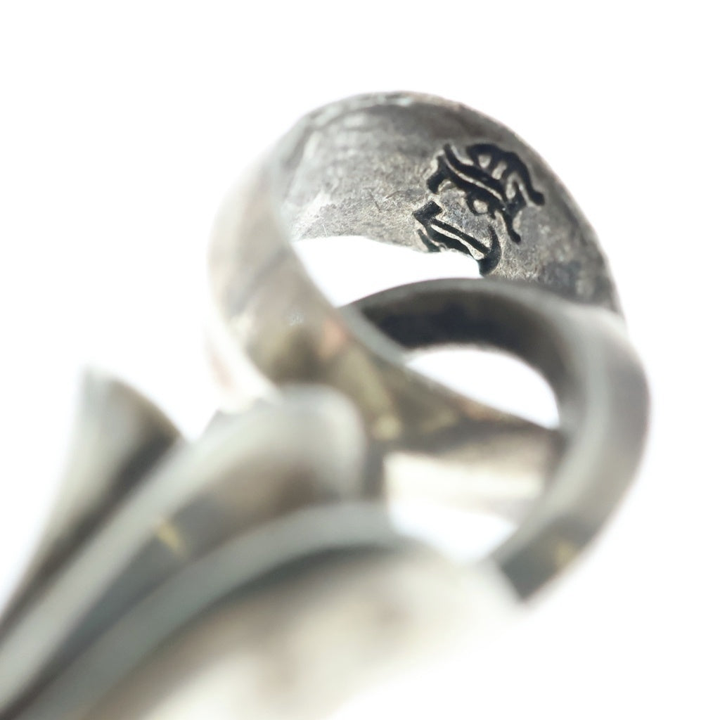 CHROME HEARTS(クロムハーツ) CH CRS SML W/BALE Wベイル スモールCHクロス ペンダントトップ シルバー BCA218