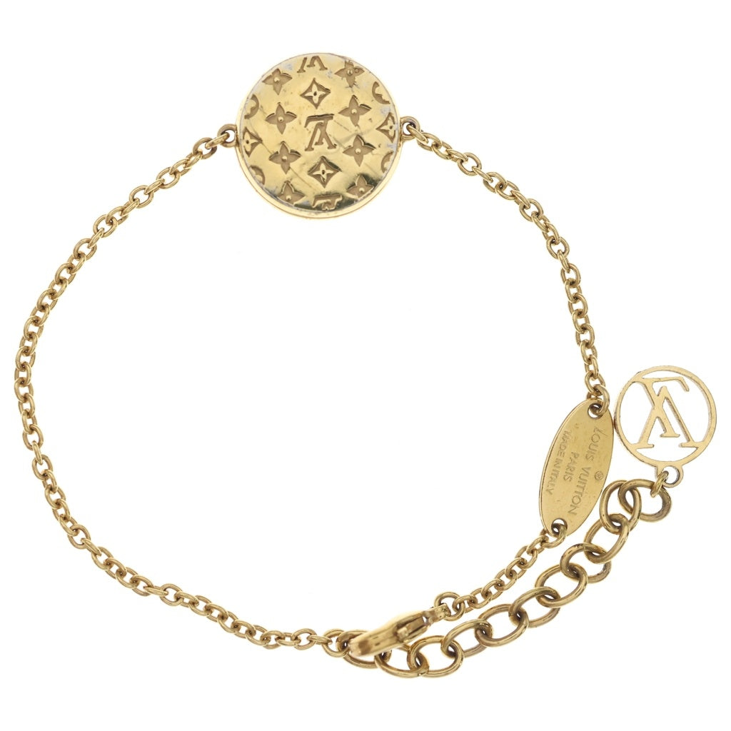 LOUIS VUITTON(ルイヴィトン) ブラスレLtoV マザーオブパール ブレスレット ゴールド M80260