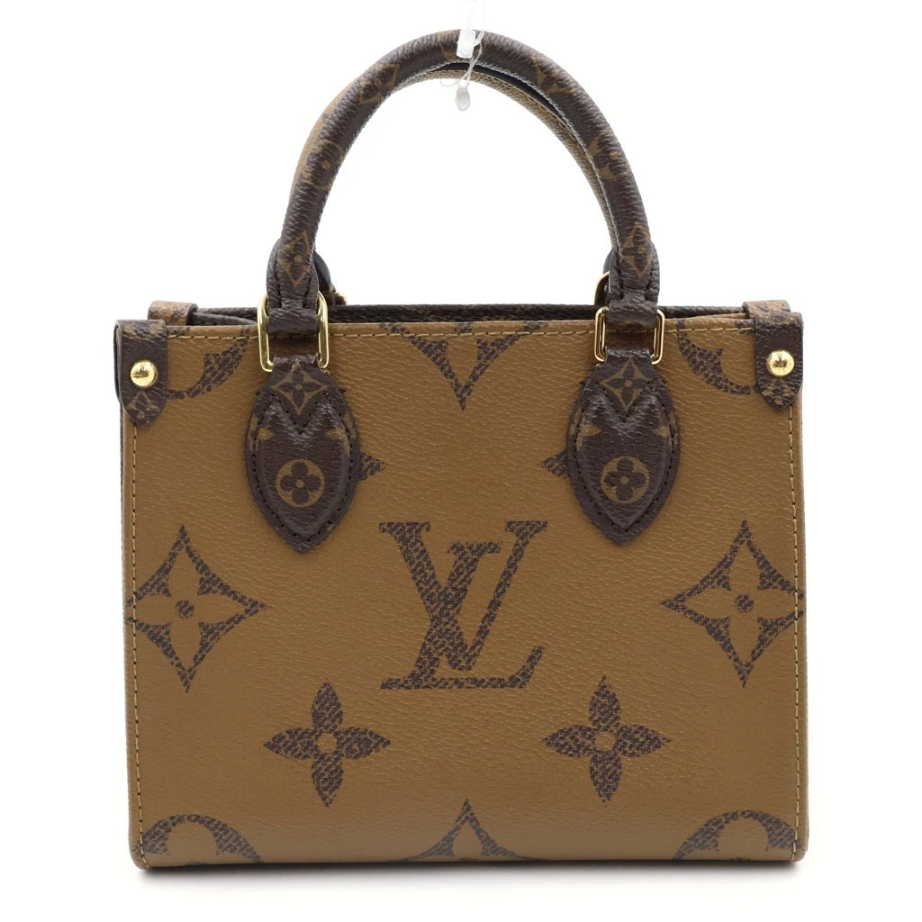 LOUIS VUITTON(ルイヴィトン) モノグラム リバースオンザゴー ミニ BB M46839 ブラウン レディース