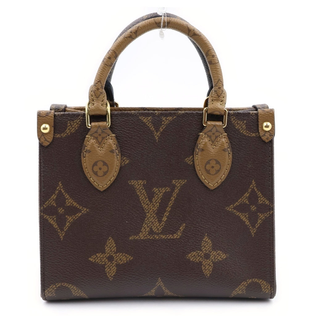 LOUIS VUITTON(ルイヴィトン) モノグラム リバースオンザゴー ミニ BB M46839 ブラウン レディース