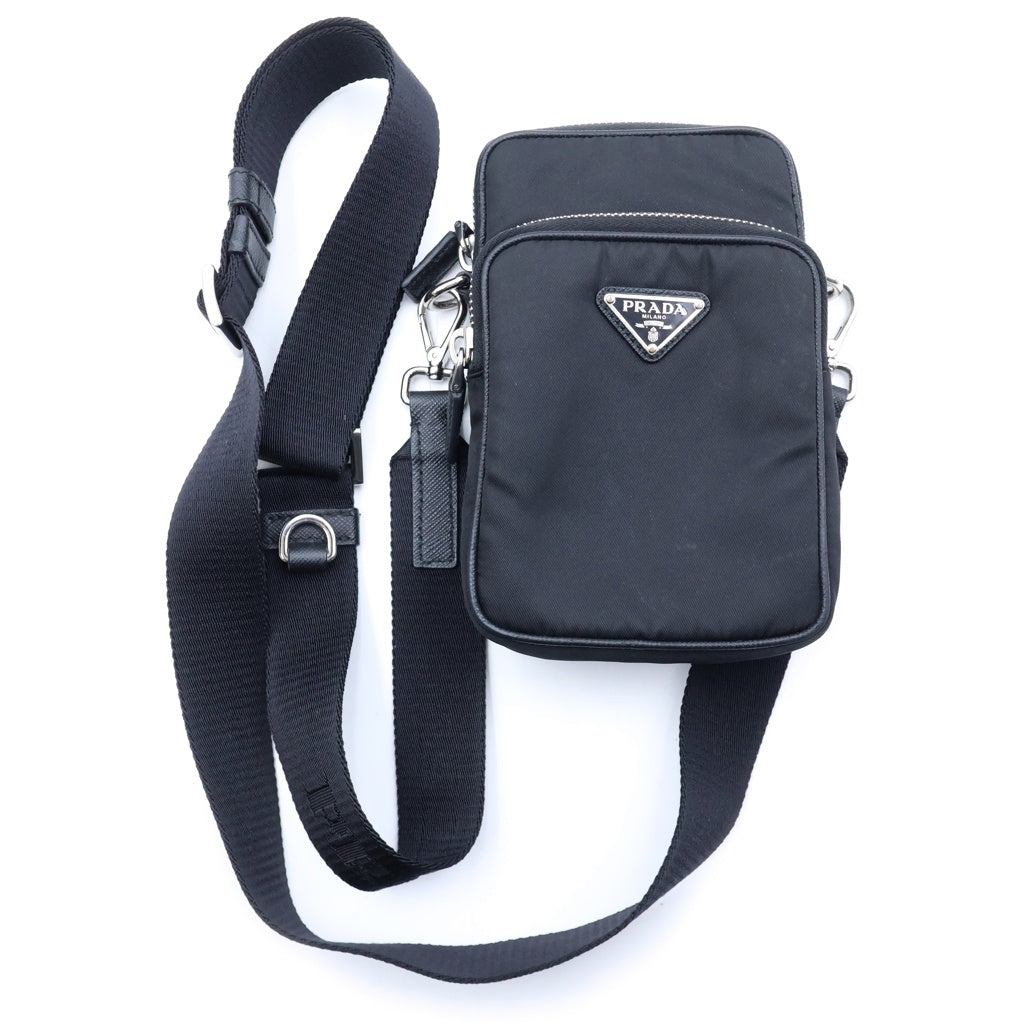 PRADA(プラダ) Re-Nylon リナイロン スマートフォンケース 2ZT024 ブラック レディース