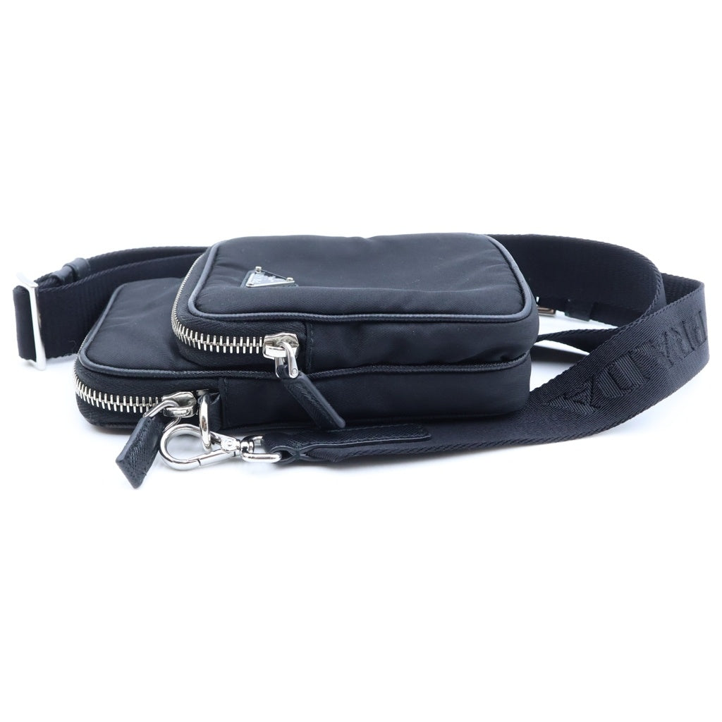 PRADA(プラダ) Re-Nylon リナイロン スマートフォンケース 2ZT024 ブラック レディース