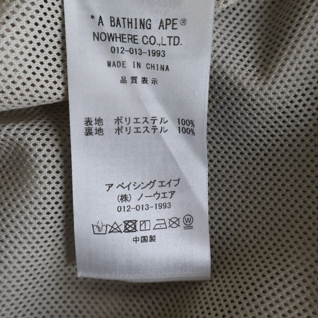 A BATHING APE(アベイシングエイプ) 25SS TRIAL CAMO RAIN JACKET トライバルカモ レインジャケット デタッチャブル 001LJL301002M ナイロンジャケット ベージュ カモフラ