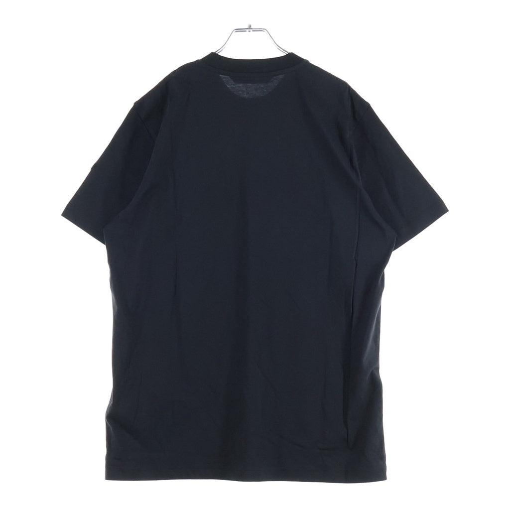 MONCLER(モンクレール) 23SS エンボス加工ロゴ クルーネックTシャツ ブラック J10918C00052