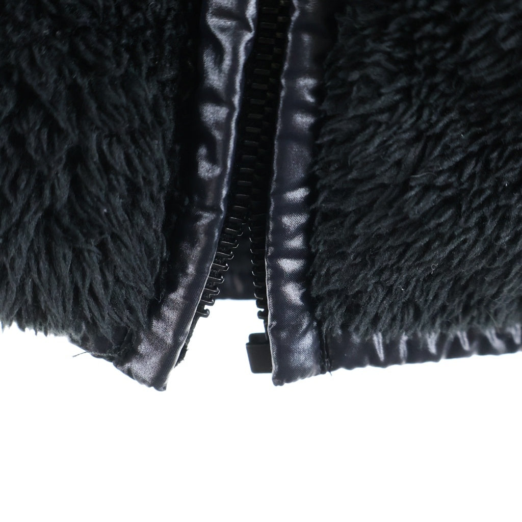 MONCLER(モンクレール) ×FRAGMENT HIROSHI FUJIWA フラグメント ボアフリース パーカー ブラック H209U8G00005 899MC