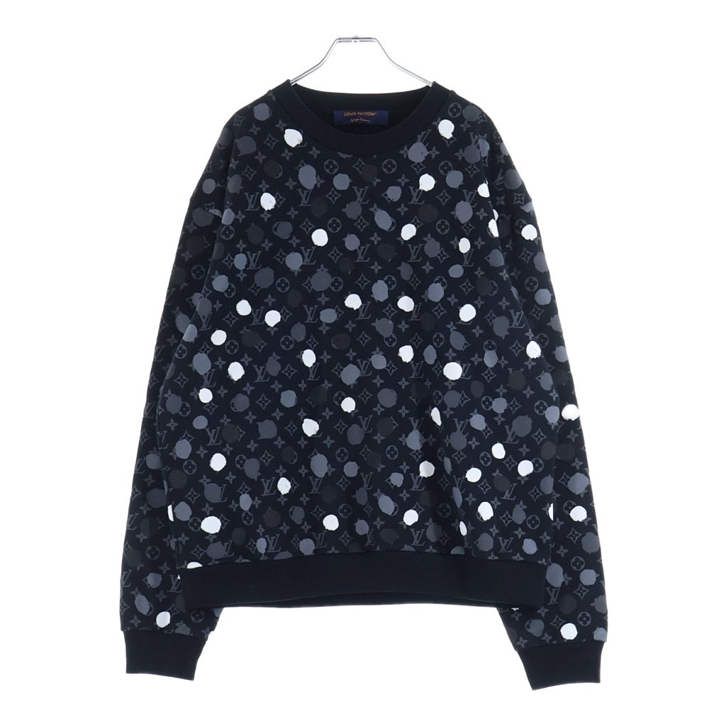 LOUIS VUITTON(ルイヴィトン) 草間彌生 ドットモノグラムスウェット トレーナー ブラック RM231H IHN HOY26W