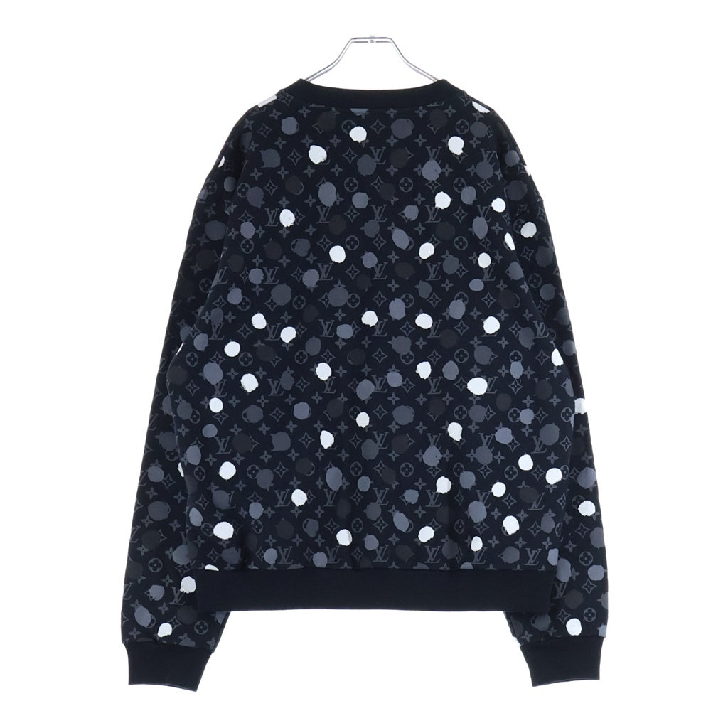 LOUIS VUITTON(ルイヴィトン) 草間彌生 ドットモノグラムスウェット トレーナー ブラック RM231H IHN HOY26W