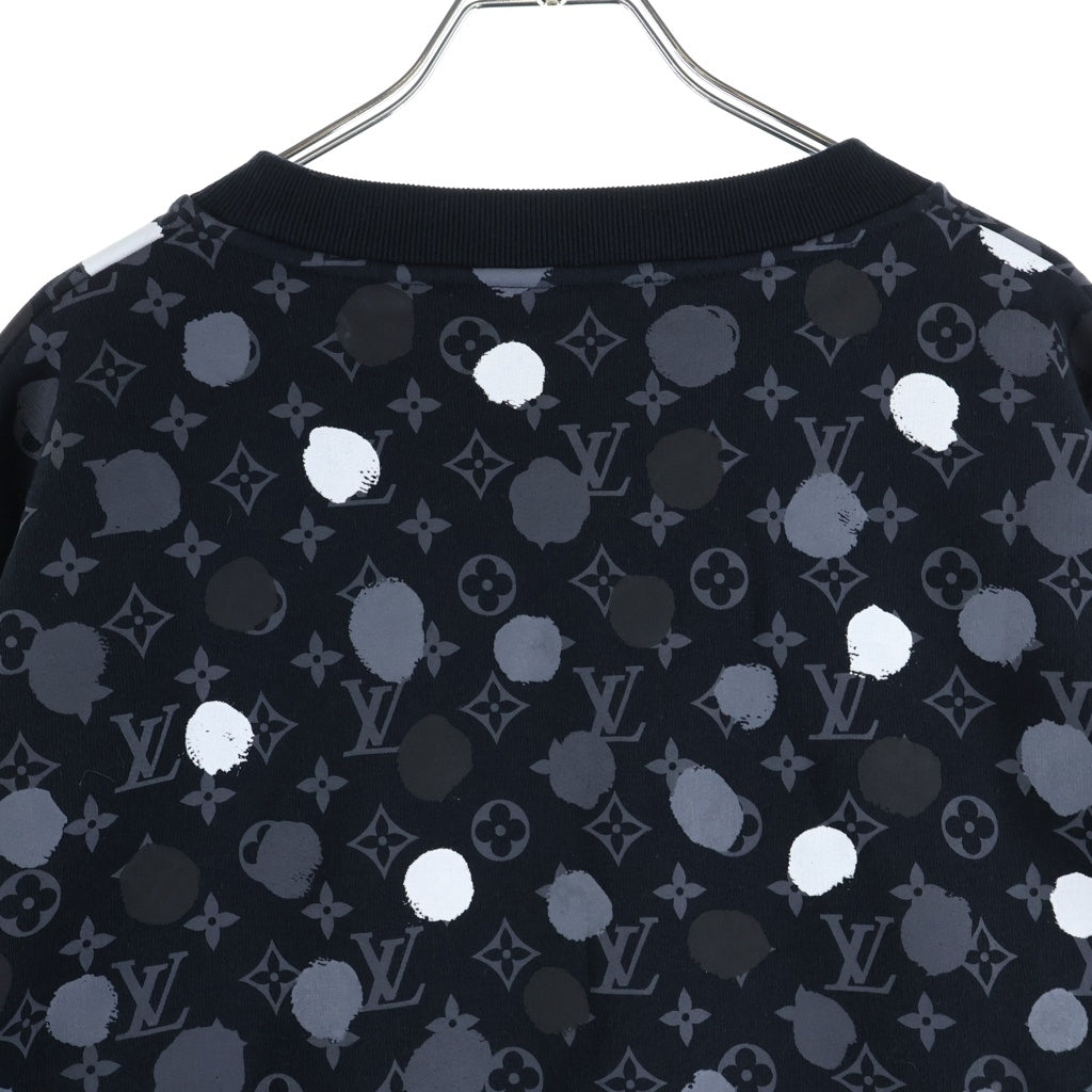 LOUIS VUITTON(ルイヴィトン) 草間彌生 ドットモノグラムスウェット トレーナー ブラック RM231H IHN HOY26W