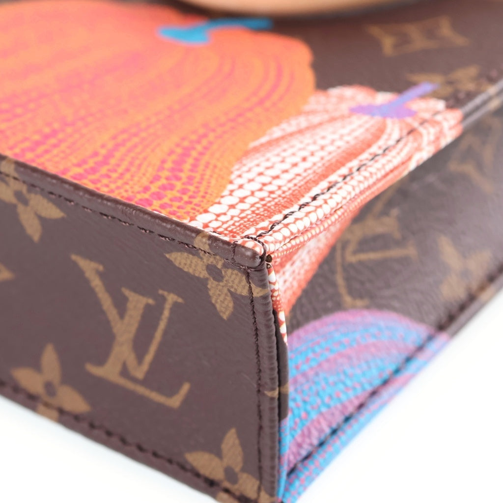 LOUIS VUITTON(ルイヴィトン) ×草間彌生 モノグラム パンプキン プティット サックプラ マルチカラー M82112 レディース