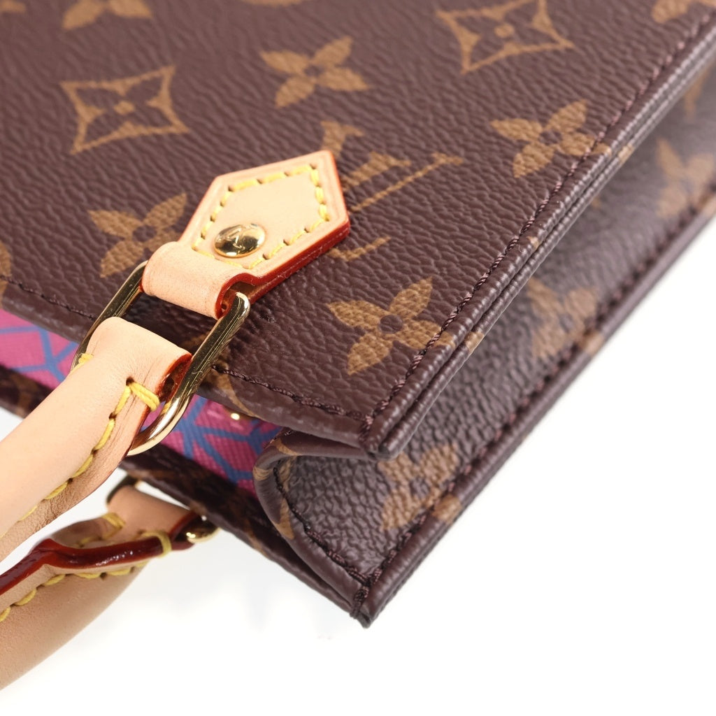 LOUIS VUITTON(ルイヴィトン) ×草間彌生 モノグラム パンプキン プティット サックプラ マルチカラー M82112 レディース