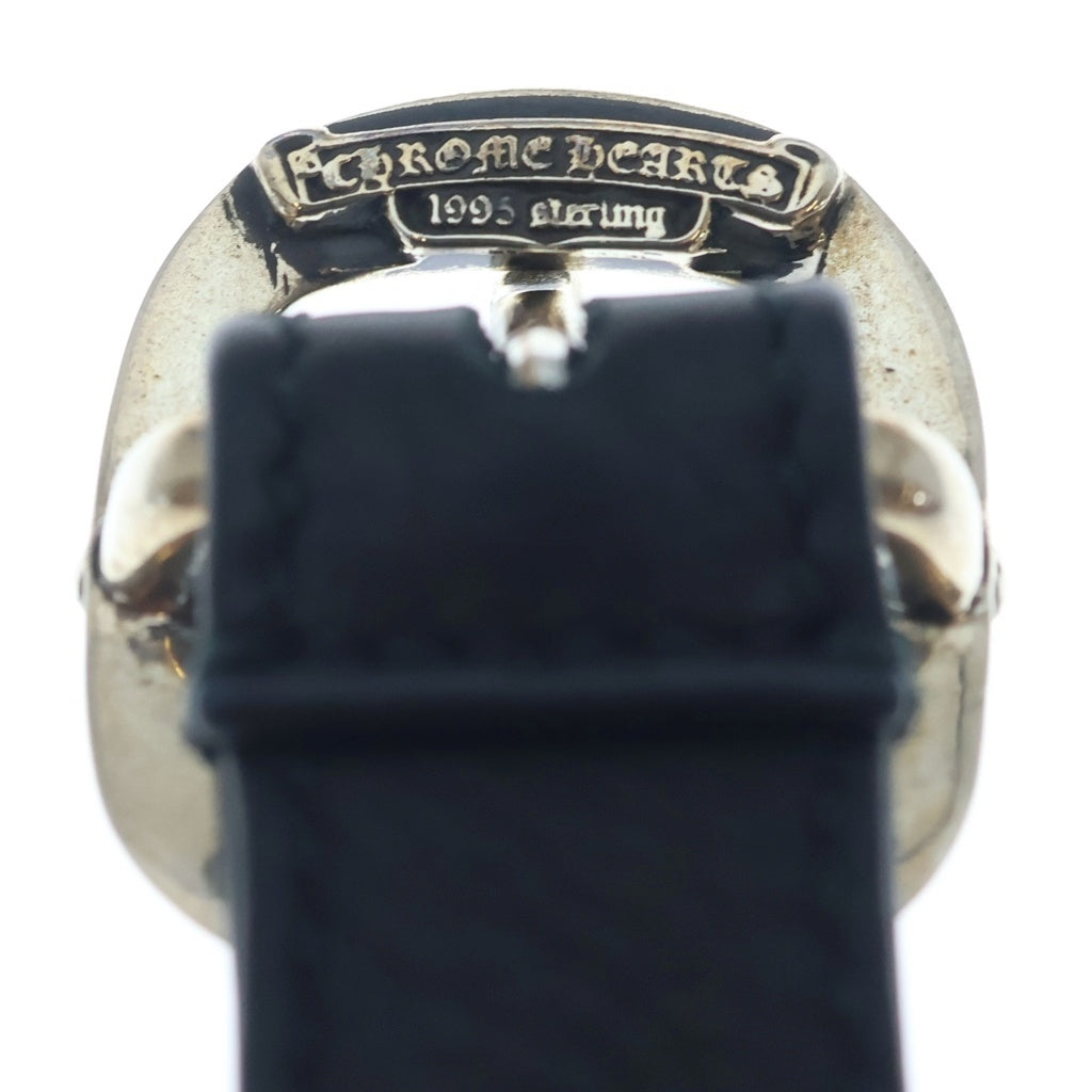 CHROME HEARTS(クロムハーツ) WRISTHER SNAT PACK スナットパック ナイロンレザー ブレスレット ブラック