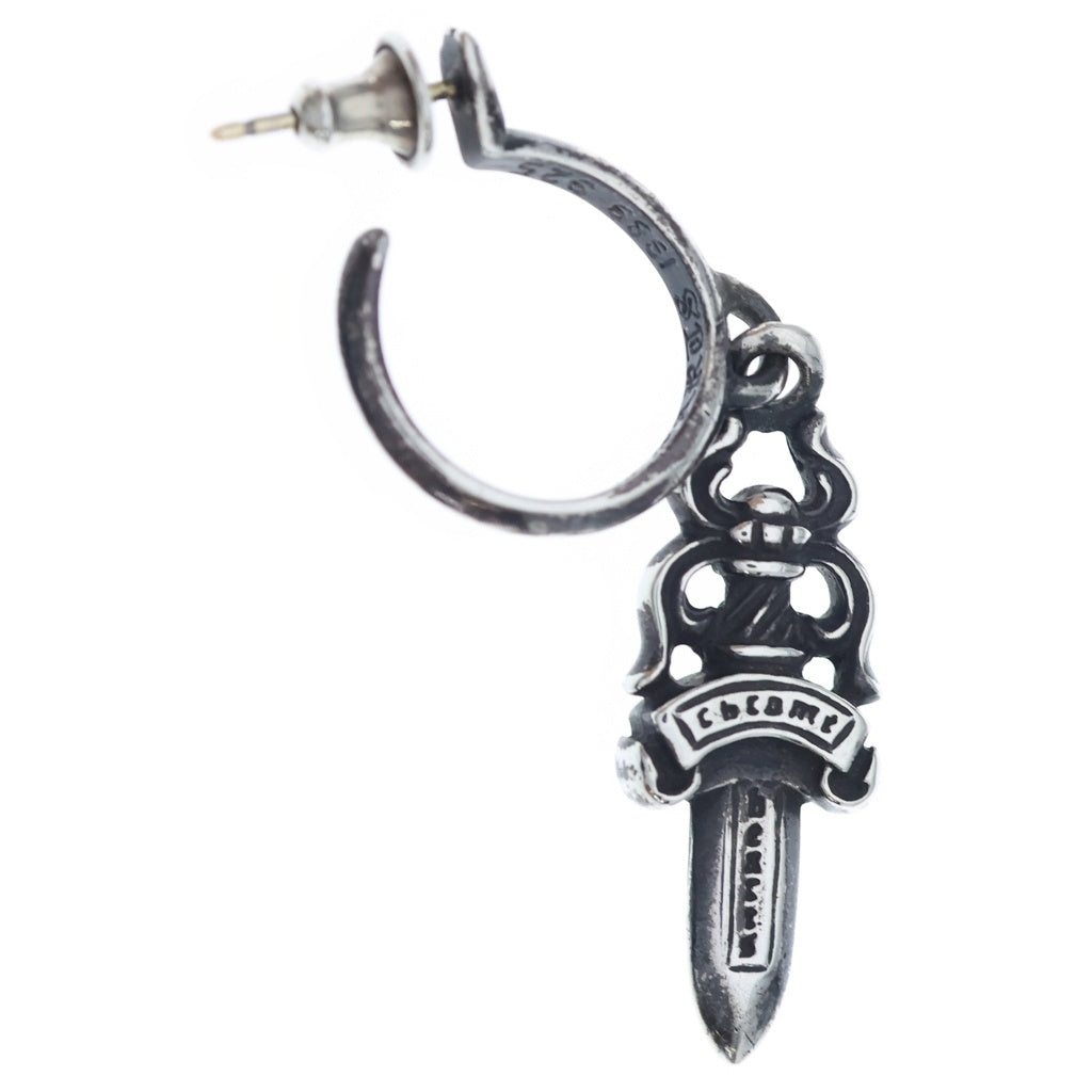 CHROME HEARTS(クロムハーツ) No5 DAGGER #5 ダガーフープ ピアス シルバー BCA106