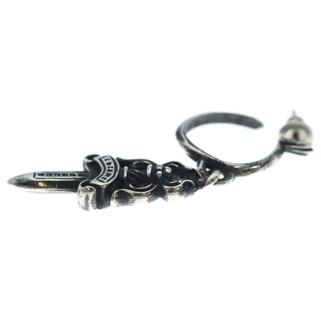 CHROME HEARTS(クロムハーツ) No5 DAGGER #5 ダガーフープ ピアス シルバー BCA106