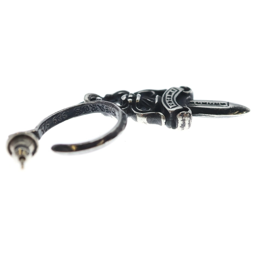 CHROME HEARTS(クロムハーツ) No5 DAGGER #5 ダガーフープ ピアス シルバー BCA106