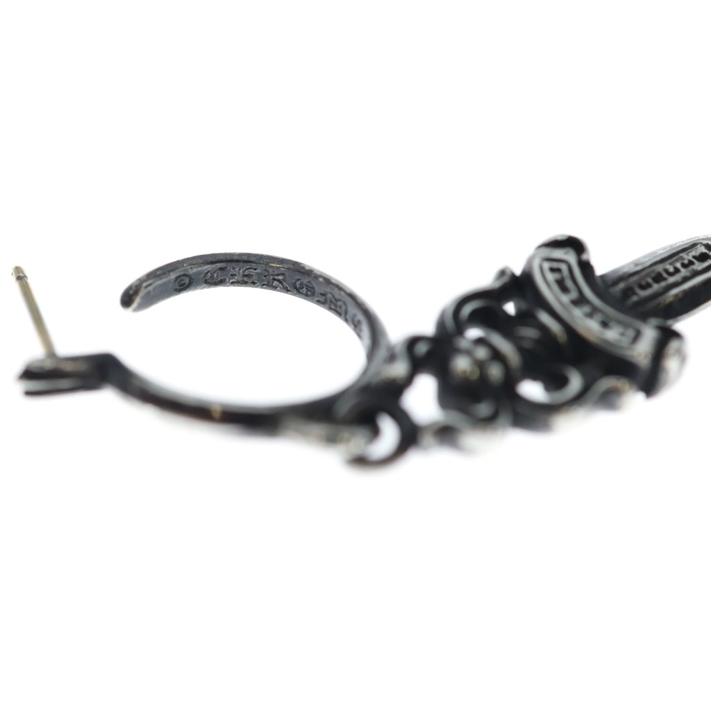 CHROME HEARTS(クロムハーツ) No5 DAGGER #5 ダガーフープ ピアス シルバー BCA106