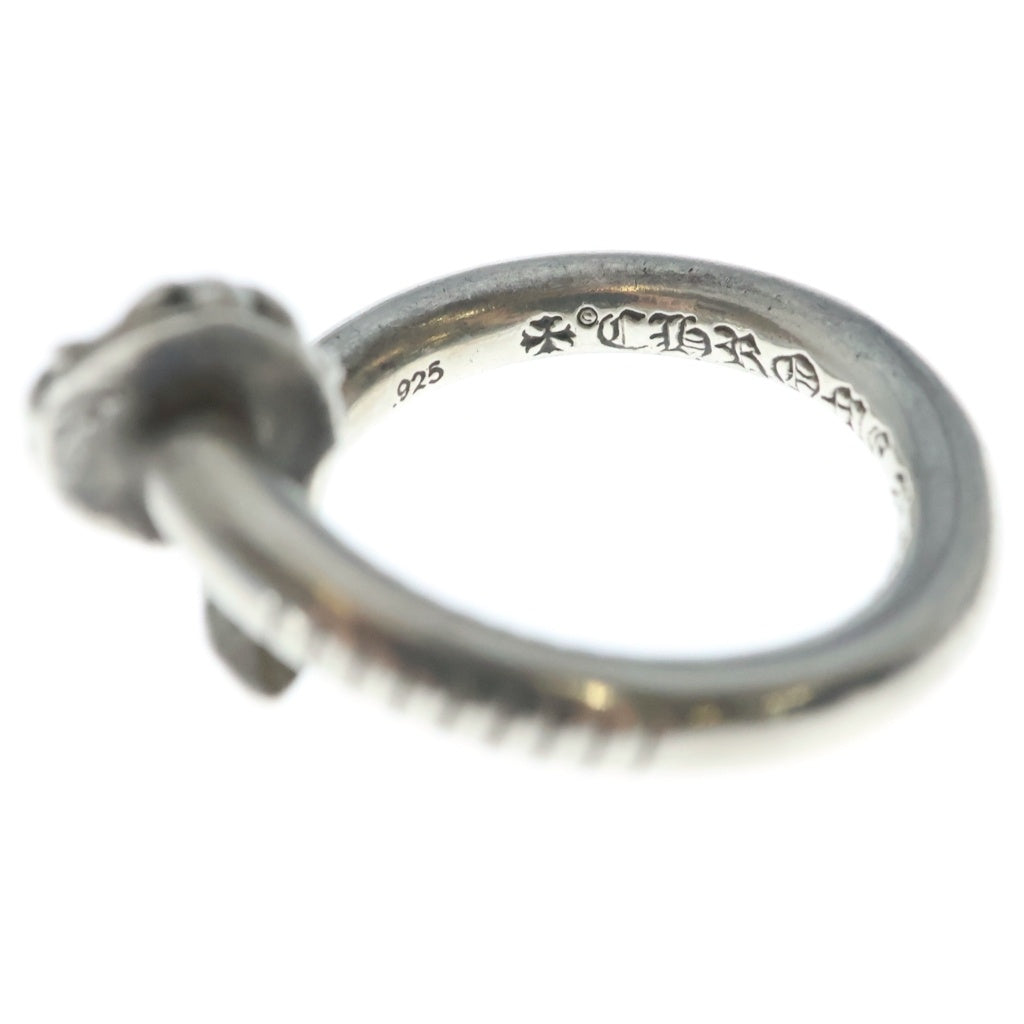 CHROME HEARTS(クロムハーツ) NAIL CRSBALL ネイル クロスボール リング シルバー BCA349 レディース