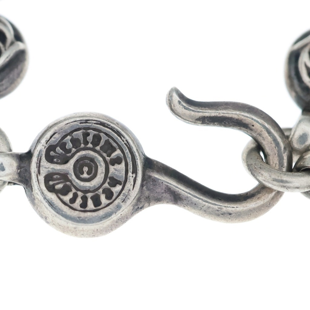 CHROME HEARTS(クロムハーツ) NO1 FLORAL BALL #1 フローラルボールブレスレット シルバー