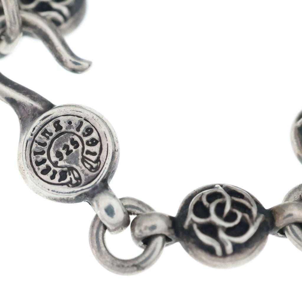 CHROME HEARTS(クロムハーツ) NO1 FLORAL BALL #1 フローラルボールブレスレット シルバー