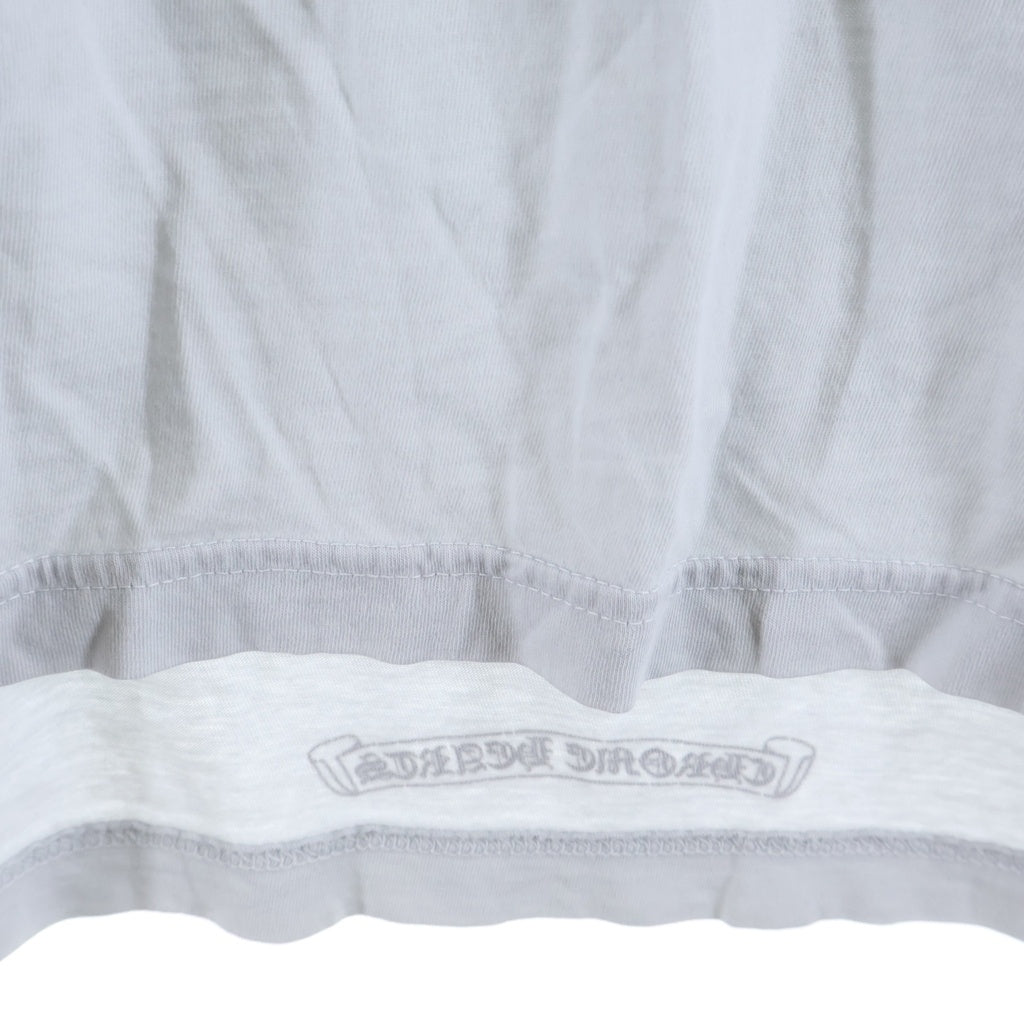 CHROME HEARTS(クロムハーツ) HORSESHOE S/S TEE ホースシュープリント ポケット半袖Tシャツ カットソー グレー