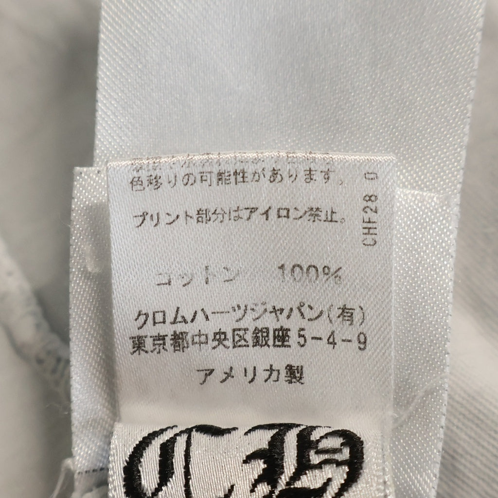 CHROME HEARTS(クロムハーツ) HORSESHOE S/S TEE ホースシュープリント ポケット半袖Tシャツ カットソー グレー