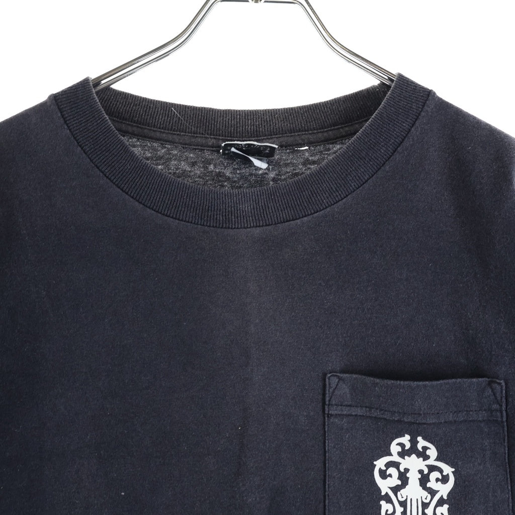 CHROME HEARTS(クロムハーツ) OLD DAGGER S/S ヴィンダガー バックホースシュープリント 半袖Tシャツカットソー ブラック