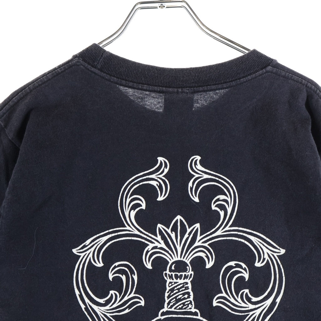 CHROME HEARTS(クロムハーツ) OLD S/S TEE オールド マックスフィールド バックダガープリント半袖Tシャツカットソー ブラック