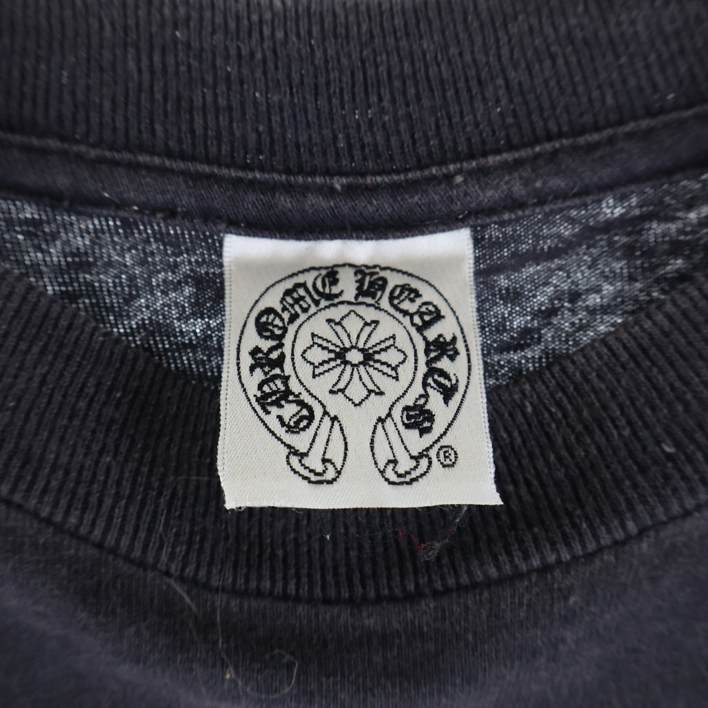 CHROME HEARTS(クロムハーツ) OLD S/S TEE オールド マックスフィールド バックダガープリント半袖Tシャツカットソー ブラック