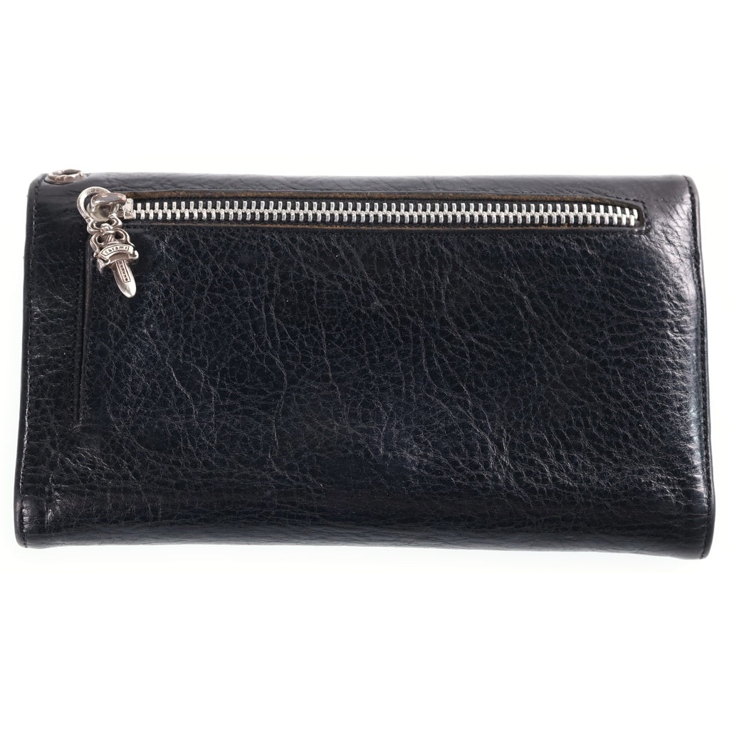 CHROME HEARTS(クロムハーツ) WAVE ウェーブ レザーウォレット 財布 ブラック
