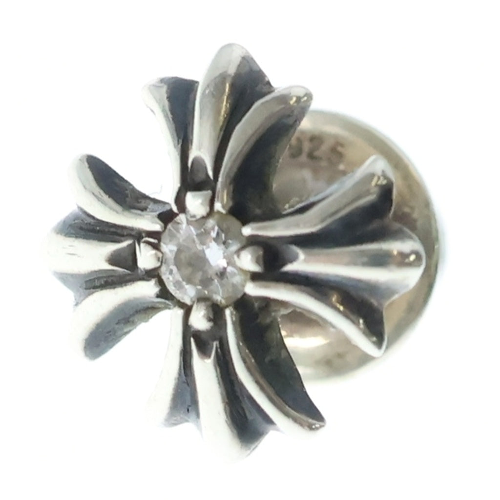 CHROME HEARTS(クロムハーツ) No2 CH PLS DIA CHプラス 1ダイヤ スタッドピアス シルバー BCA388