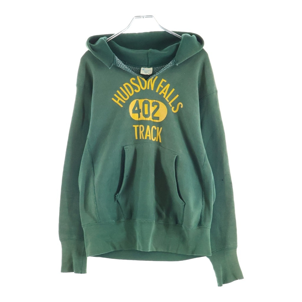 CHAMPION(チャンピオン) 70s VINTAGE HUDSON FALLS 402 TRACK 3段 カプセル REVERSE WEAVE プルオーバーパーカー グリーン