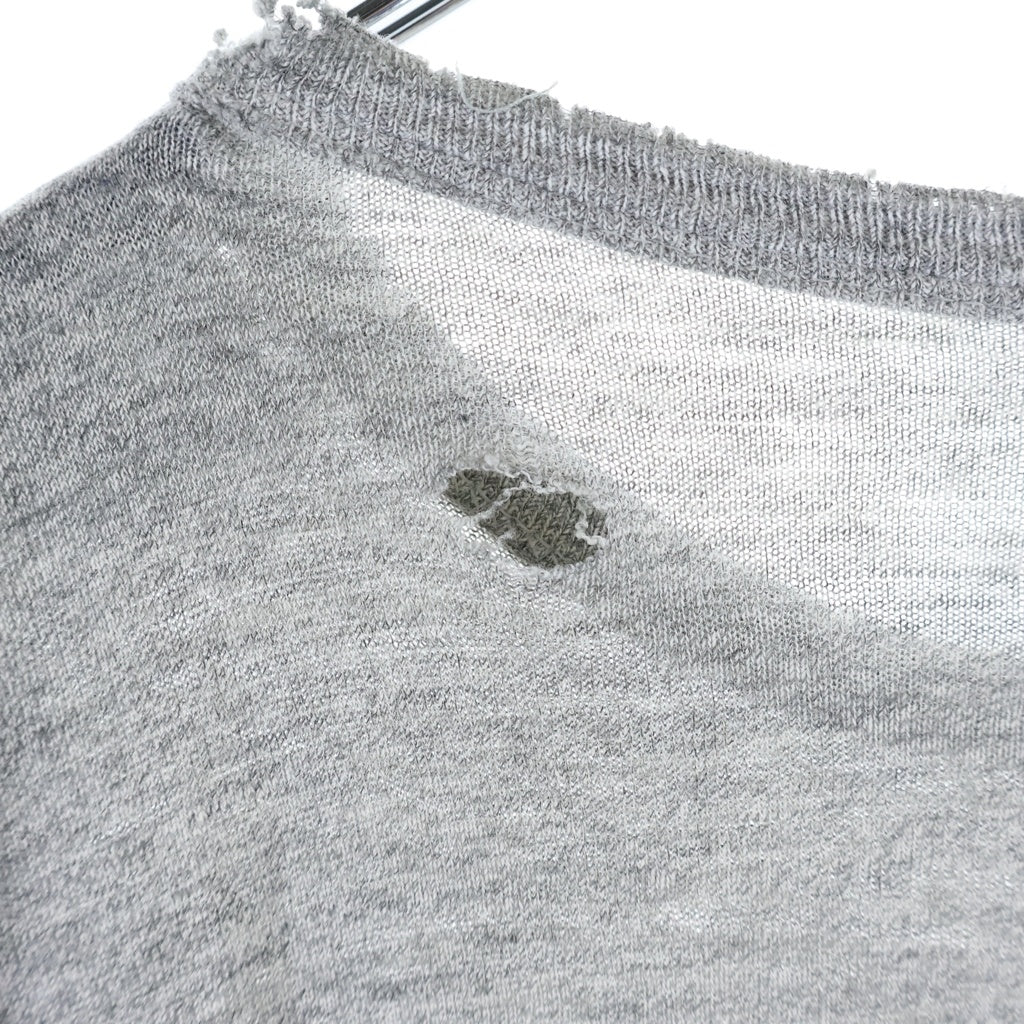 CHAMPION(チャンピオン) VINTAGE 80s トリコタグ プレーン クルーネックTシャツ グレー