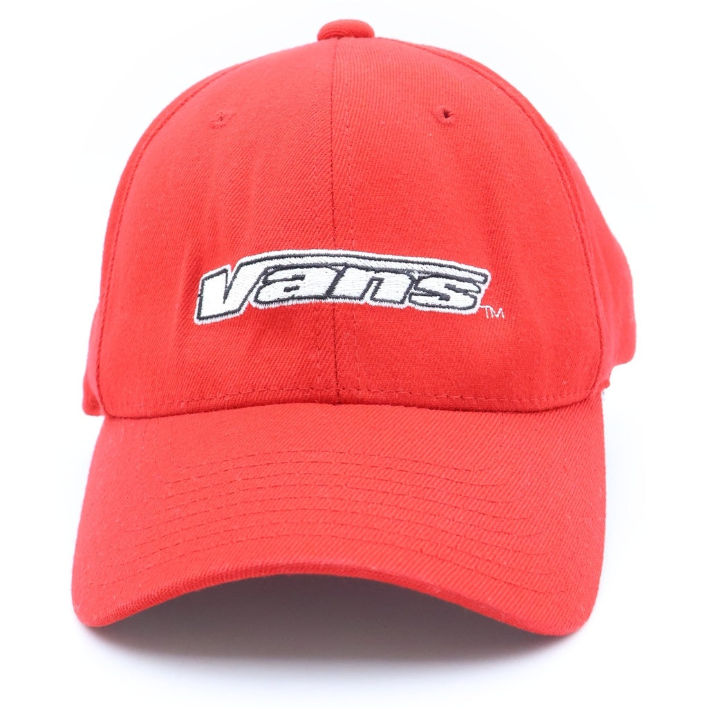 VANS(ヴァンズ) 80s-90s TMVANSロゴ フロントロゴ FLEXFIT M-XL キャップ ウール レッド