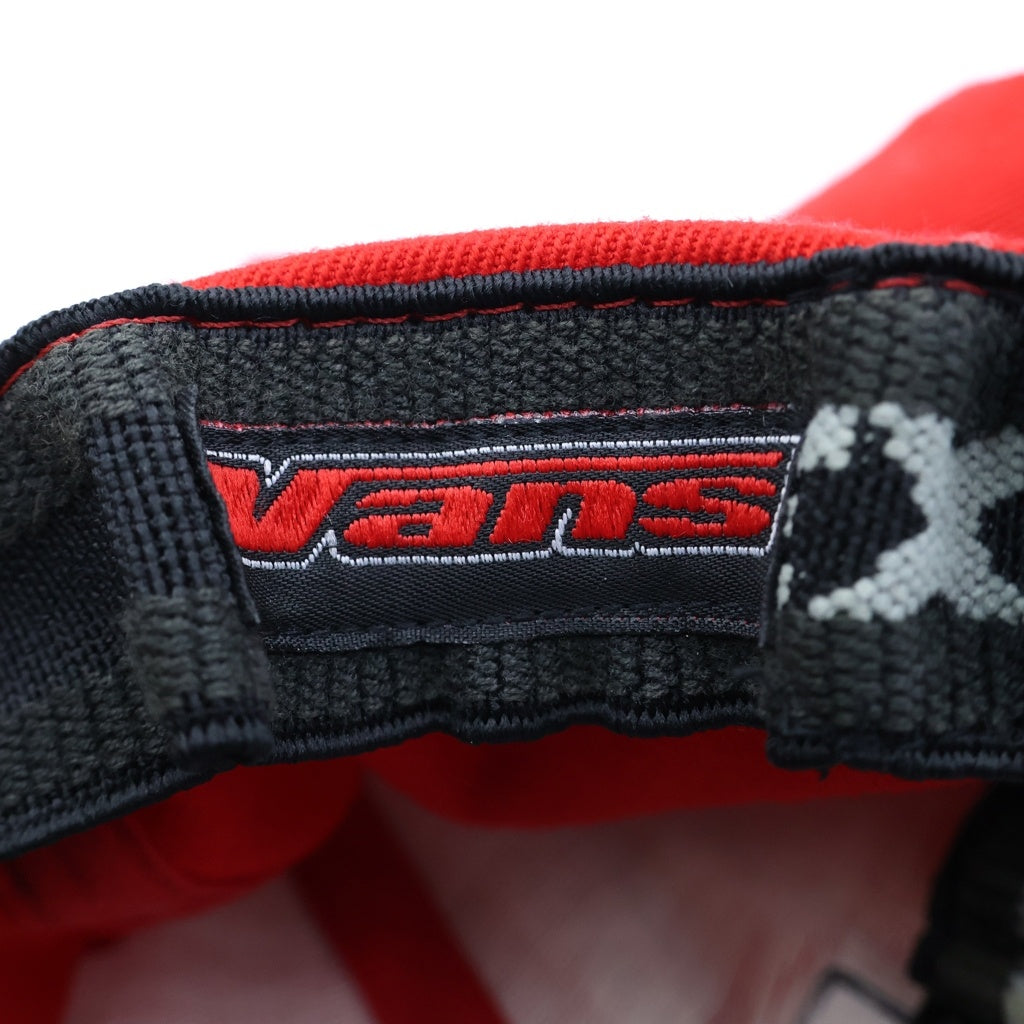 VANS(ヴァンズ) 80s-90s TMVANSロゴ フロントロゴ FLEXFIT M-XL キャップ ウール レッド