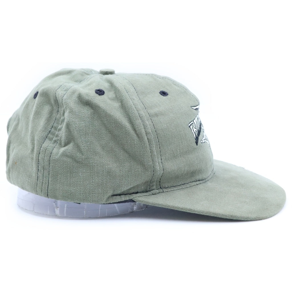 VINTAGE(ヴィンテージ) 90s BILLABONG USA製 スナップバック フロントロゴ 6パネルキャップ カーキ