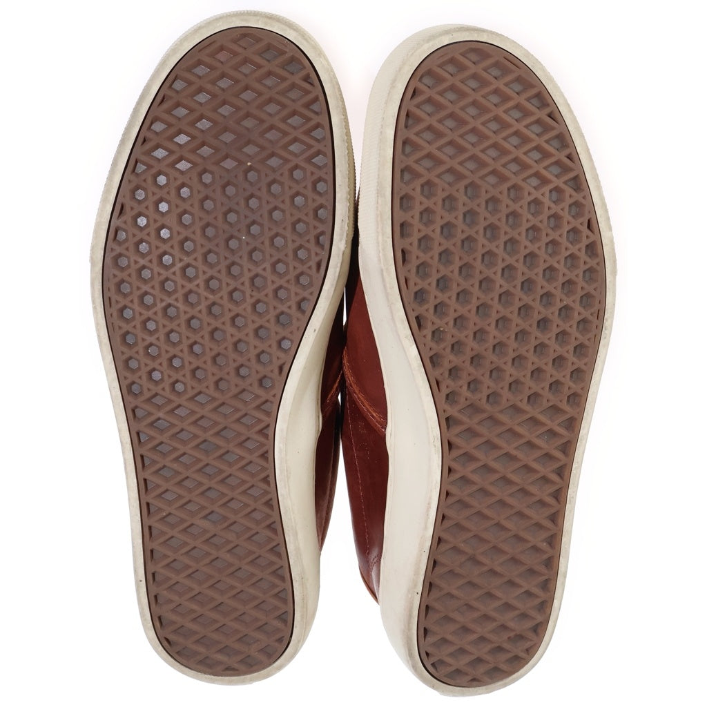 VANS(ヴァンズ) デットストック レザー スリッポン 28cm/US10 ブラウン 721356