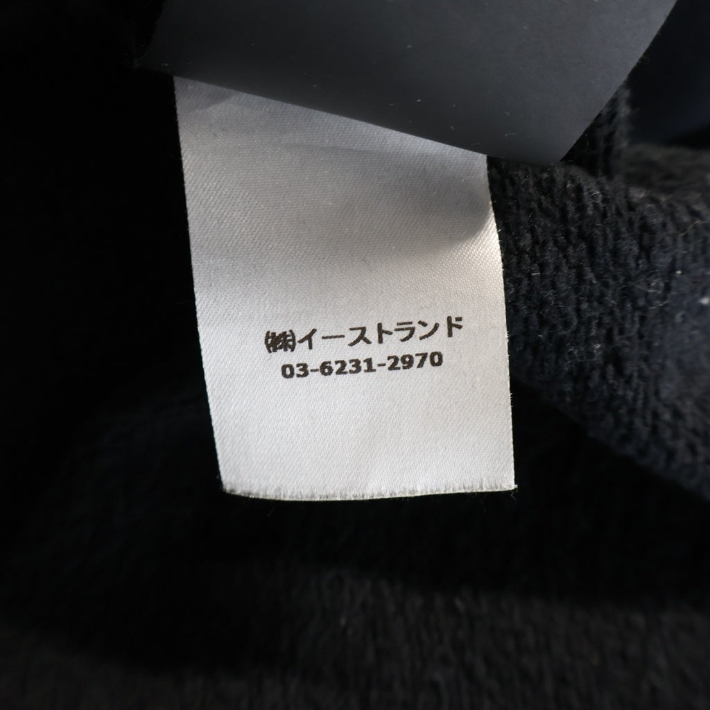 Palm Angels(パームエンジェルス) FRONT OVER LOGO HOODIE フロント オーバー ロゴ プルオーバーパーカー ブラック PMBB036R20636001