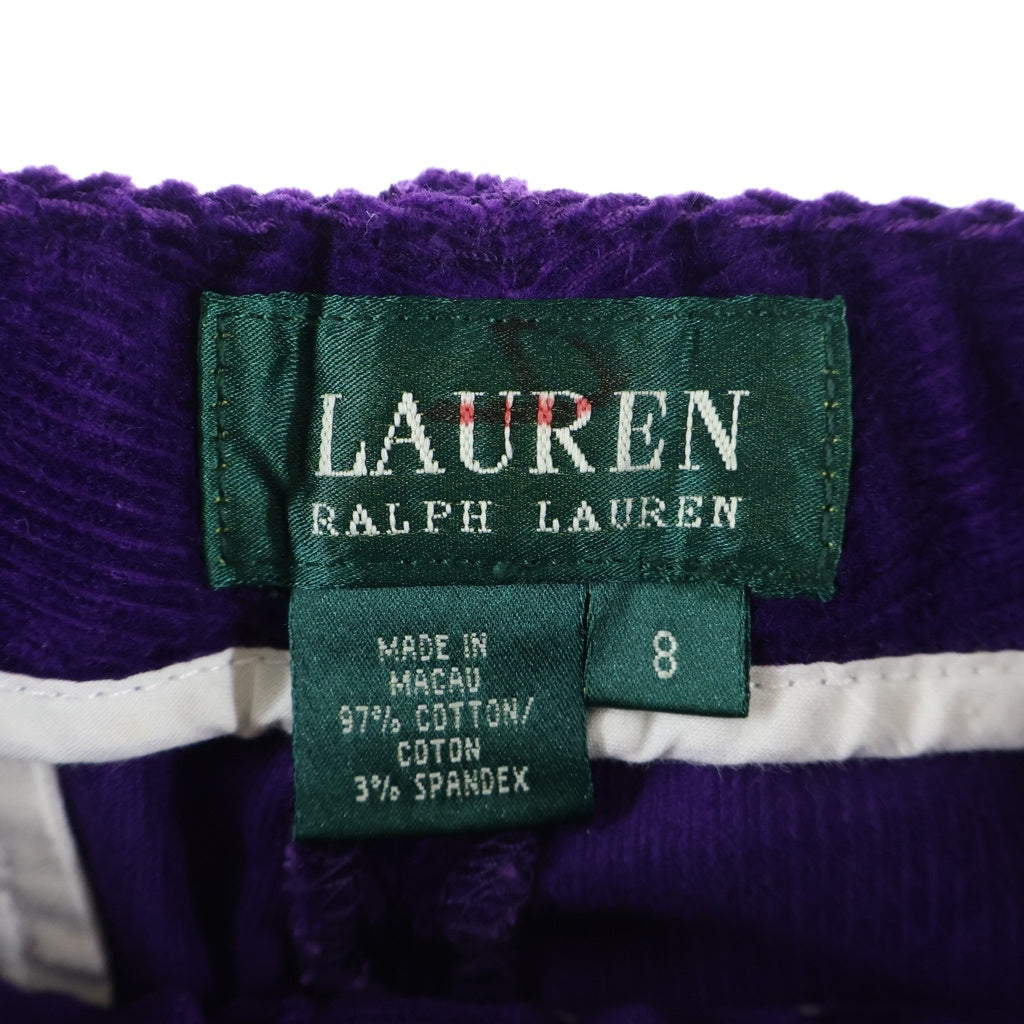 LAUREN RALPH LAUREN(ローレンラルフローレン) 90s コーディロイ ストレートパンツ パープル
