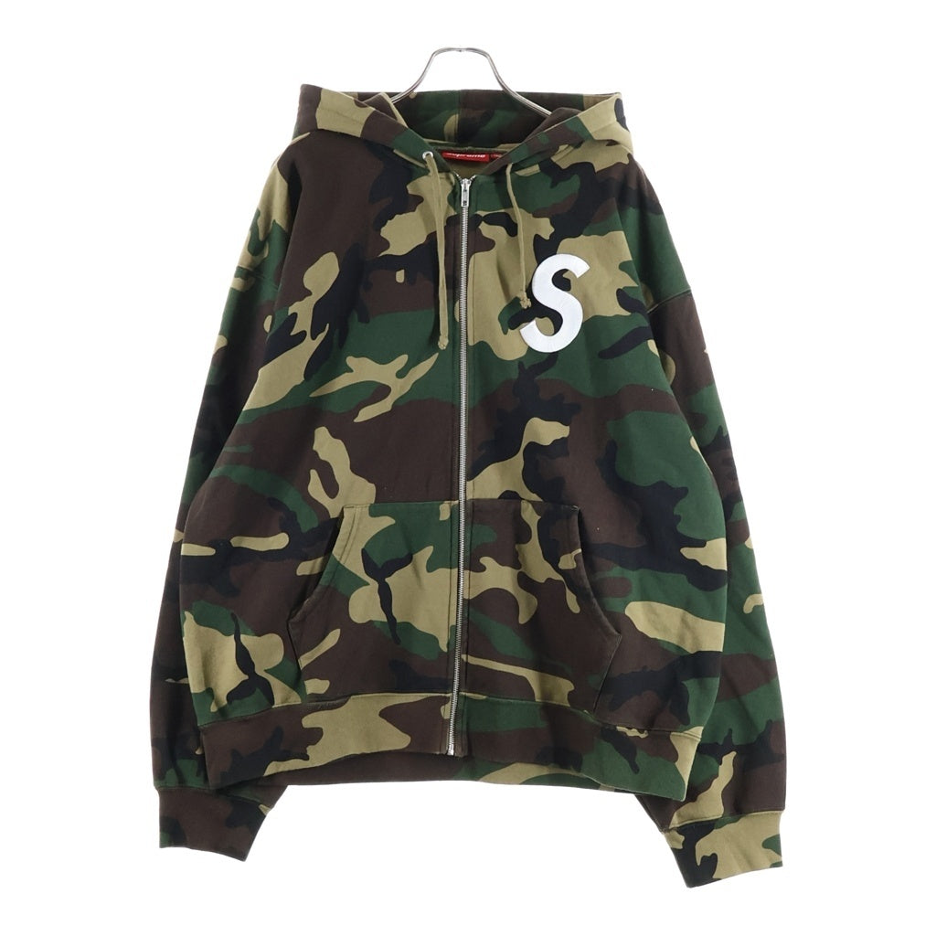 SUPREME(シュプリーム) 25AW S Logo Zip Up Hooded Sweatshirt エスロゴ ジップアップスウェットパーカー フーディー カモ